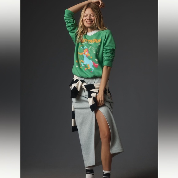 Anthropologie The Carolita Zodiac Sweatshirt, M - Picture 1 of 10